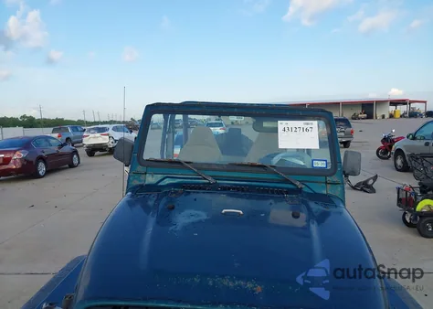 1997 Jeep Wrangler Se из США, поврежденный, VIN 1J4FY29P6VP501255